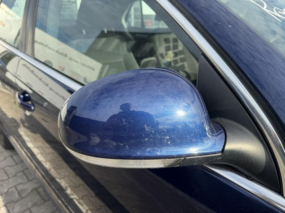 VW Jetta 1K2 original Au&szlig;enspiegel rechts LD5Q Shadow Blue elektrisch verstellbar Bj.2009